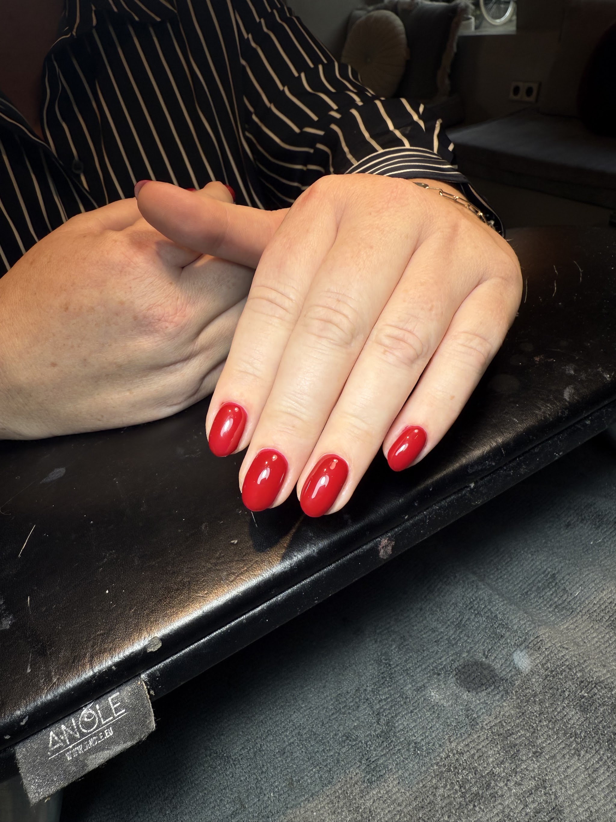 Rode amandelnagels