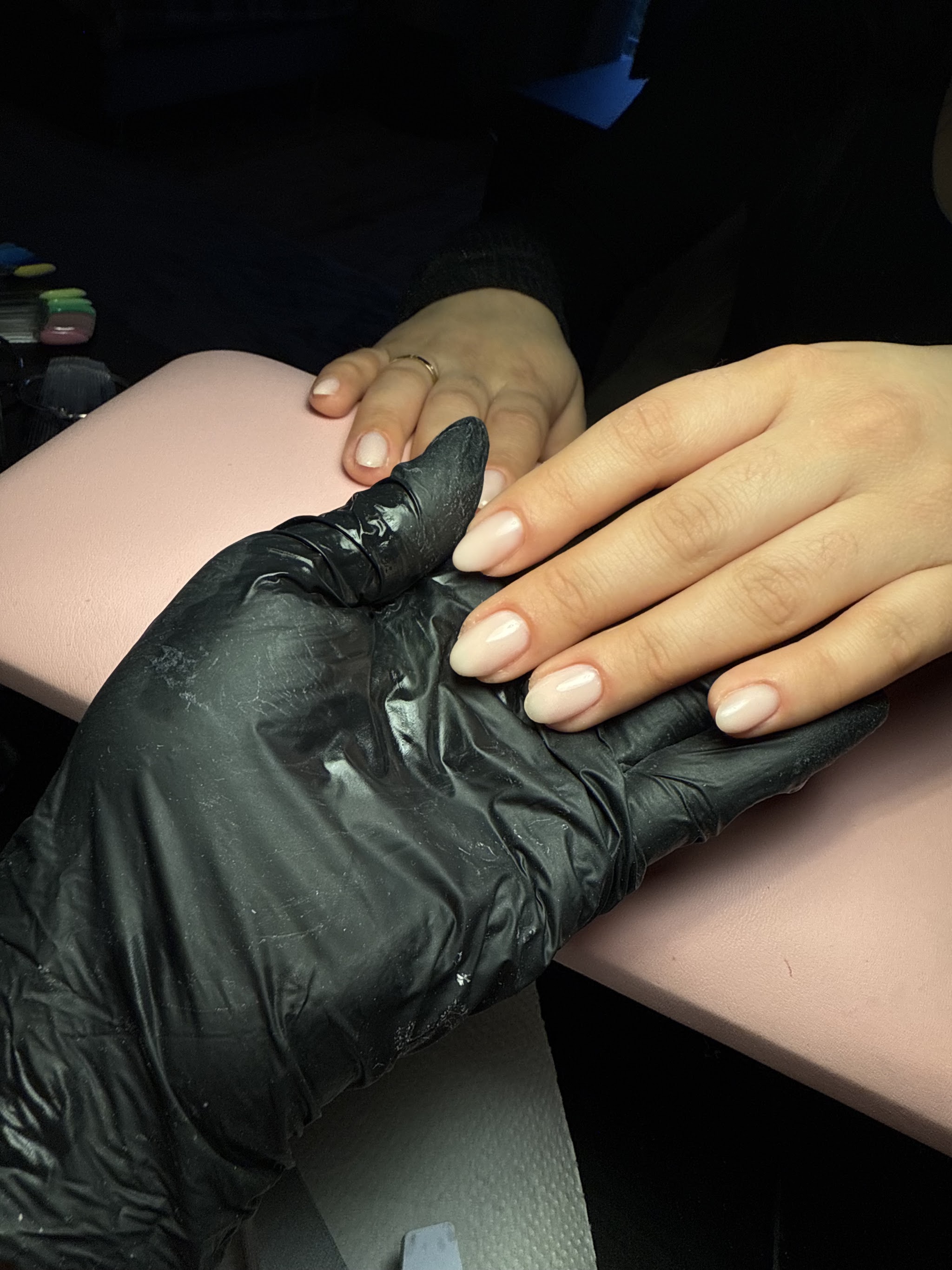 Nude nagels met zachte overloop